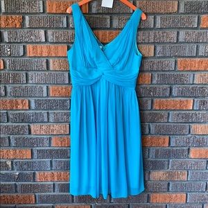 Teal Sleeveless Bridesmaid dress Size 10.